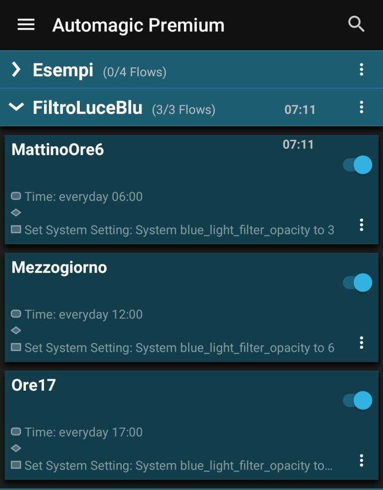La gestione della luce: filtrare la luce blu