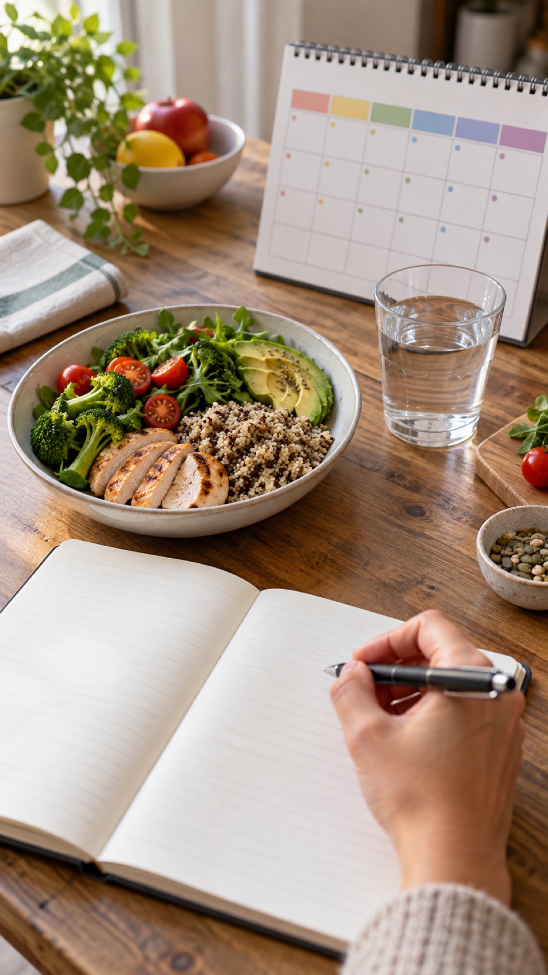 Una settimana di diario alimentare prima di iniziare la dieta